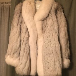Ladies Silver Fox Coat